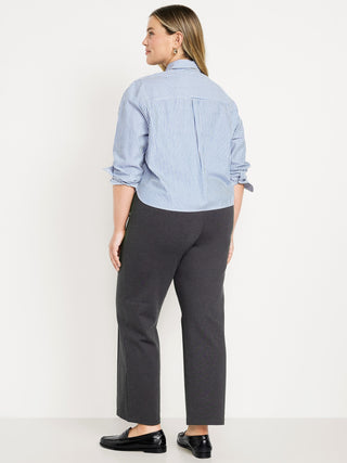 Extra High-Waisted Stevie Straight Pants.