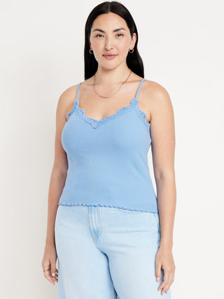 Camiseta Ajustada con Detalle Encaje