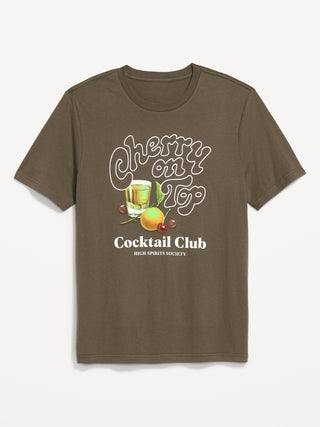 Camiseta Manga Corta con Gráfico, Hombre