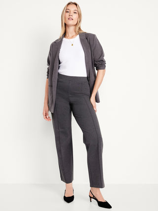 Extra High-Waisted Stevie Straight Pants.