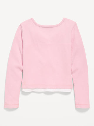 Camiseta Manga Larga de Algodón, Niña