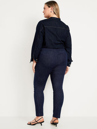 Jeans Skinny Talle Alto con Bolsillos