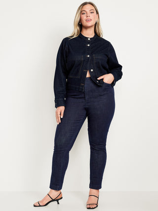 Jeans Skinny Talle Alto con Bolsillos