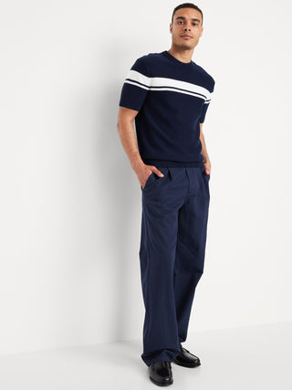 Sudadera Manga Corta con Estampado Rayas