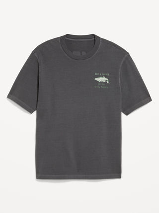 Camiseta Gráfica de Cuello Redondo