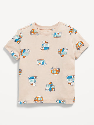 Camiseta Manga Corta con Gráfico, Bebé