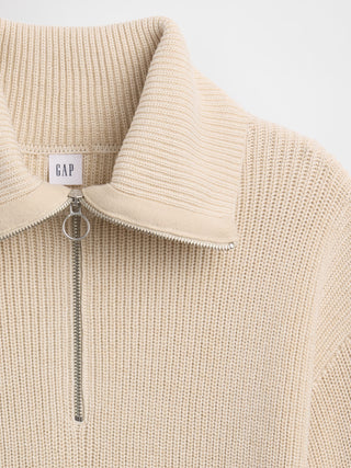 Sudadera de Canalé con Zipper