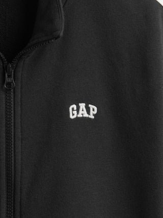 Chaqueta Cuello Alto con Logo Delantero, Niño