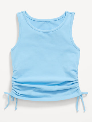 Camiseta sin Mangas con Detalle Fruncido, Niña