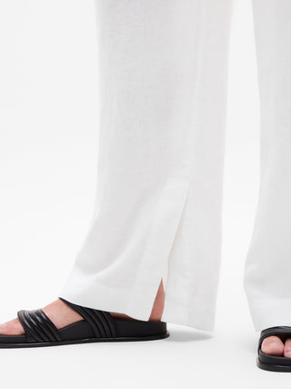 Retreat Linen High Rise Wide Leg Pant