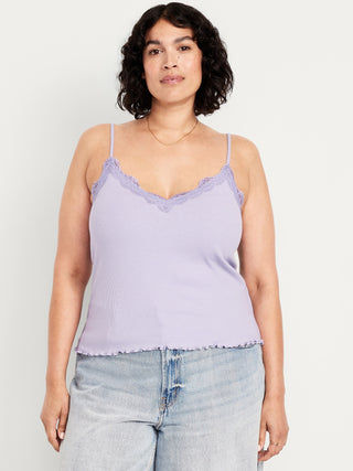 Camiseta Ajustada con Detalle Encaje