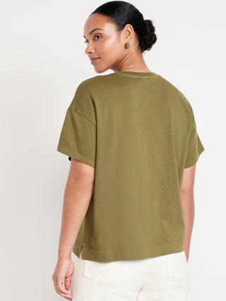 Camiseta Manga Corta de Algodón