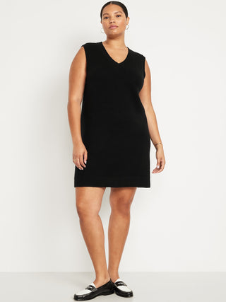 Vestido sin Mangas con Cuello V