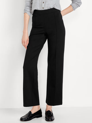 Extra High-Waisted Stevie Straight Pants.