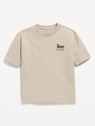 Camiseta Manga Corta con Gráfico, Niño