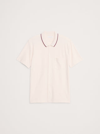Camisa Manga Corta con Bolsillo de Algodón