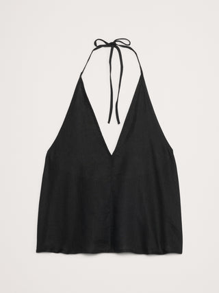 Blusa Cuello V con Espalda Abierta