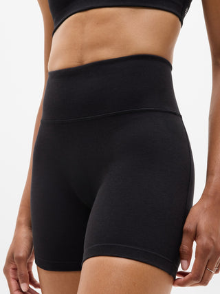 Short Deportivo Talle Alto con Logo