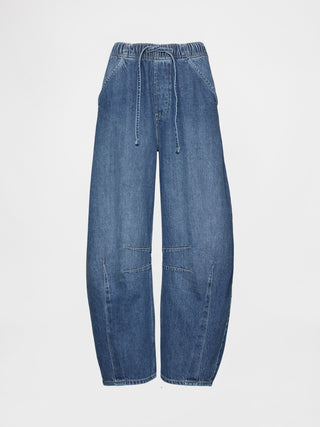 Jeans Horseshoe Talle Medio con Bolsillos