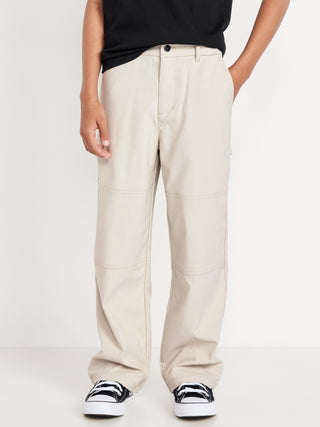 Pantalón Holgado Talle Alto con Bolsillos, Niño