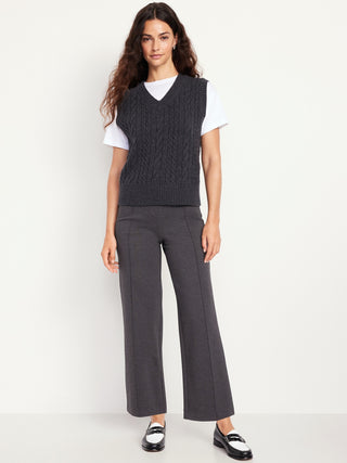 Extra High-Waisted Stevie Straight Pants.