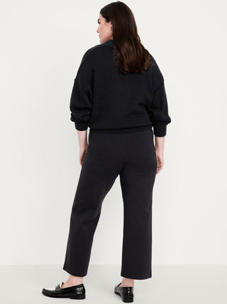 Extra High-Waisted Stevie Straight Pants.