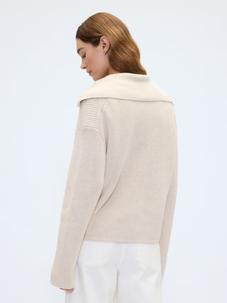 Sudadera de Canalé con Zipper