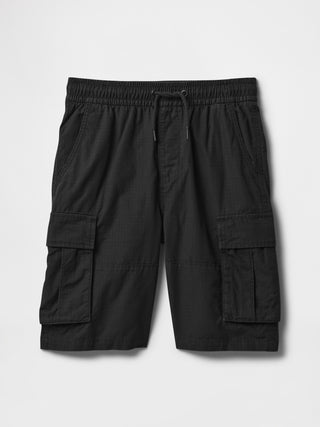 Shorts cargo fáciles de ripstop de 7,5" para niños.