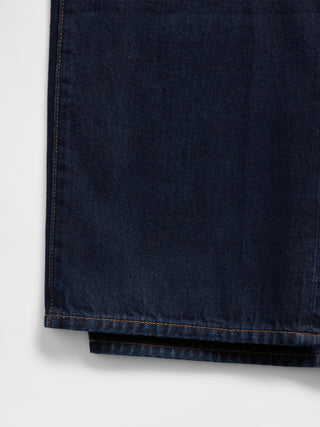 Jeans Holgados Talle Medio con Bolsillos