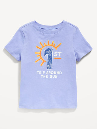 Camiseta Manga Corta con Gráfico, Bebé