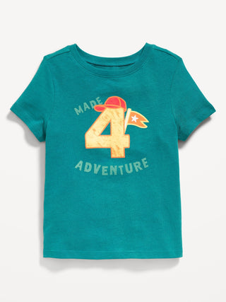 Camiseta Manga Corta con Gráfico, Bebé