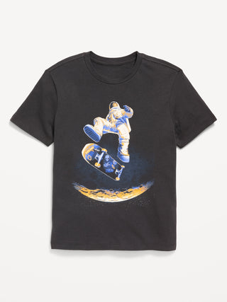 Camiseta Manga Corta con Gráfico, Niño
