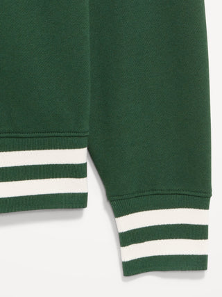Sudadera Oversize con Zipper de Algodón