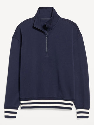 Sudadera Oversize con Zipper de Algodón