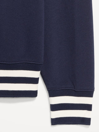 Sudadera Oversize con Zipper de Algodón