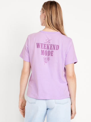 Camiseta Manga Corta con Gráfico