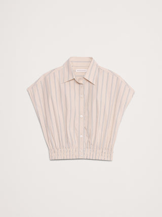 Camisa Manga Corta Estampado Rayas