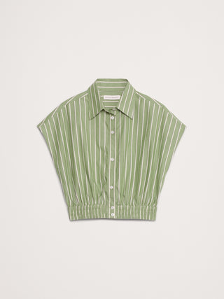 Camisa Manga Corta Estampado Rayas