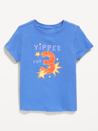 Camiseta Manga Corta con Gráfico, Bebé