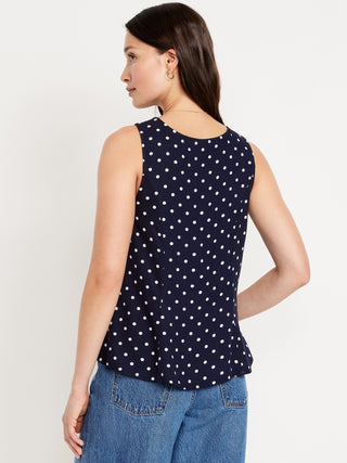 Blusa Ajustada con Botones Delanteros