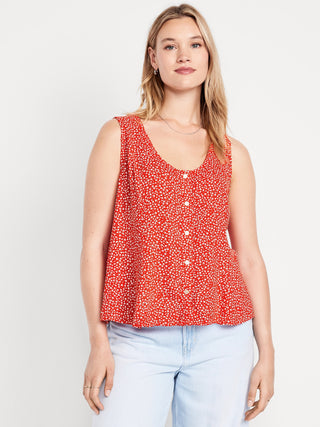 Blusa Ajustada con Botones Delanteros