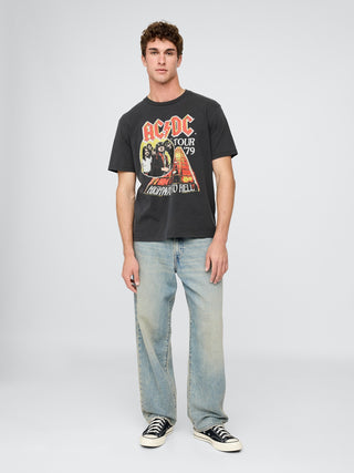 Camiseta Manga Corta con Gráfica AC/DC