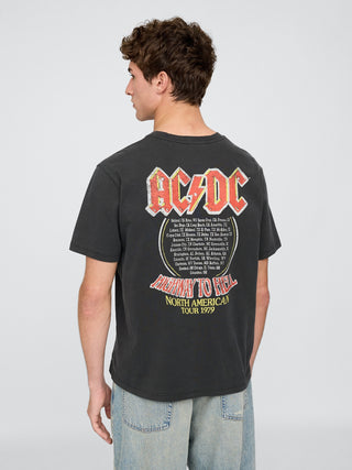 Camiseta Manga Corta con Gráfica AC/DC