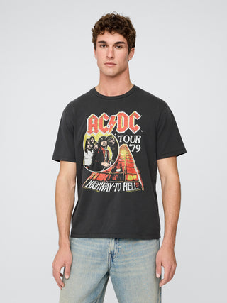 Camiseta Manga Corta con Gráfica AC/DC