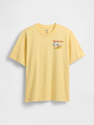 Camiseta Manga Corta con Gráfico Los Beatles