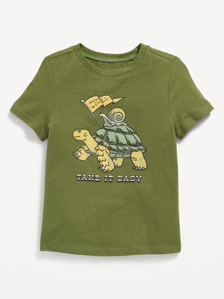 Camiseta Manga Corta con Gráfico, Bebé