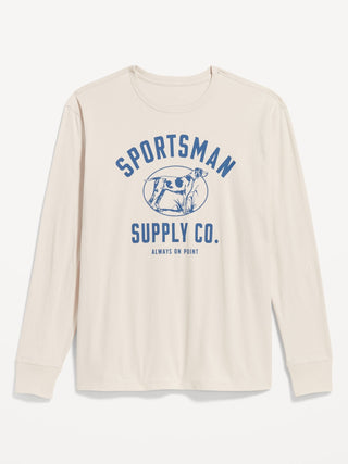 Camiseta Manga Larga con Gráfico, Hombre
