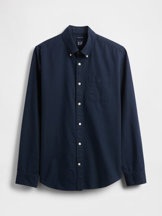 Camisa Manga larga con Bolsillo Delantero