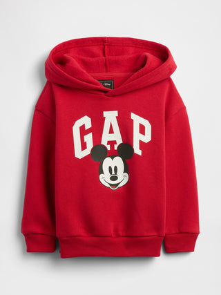 babyGap × Disney Mickey Mouse sudadera con capucha y logo relajado.