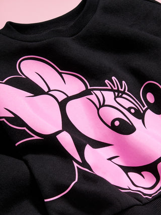 Sudadera Cuello Redondo Colección Minnie Mouse, Bebé